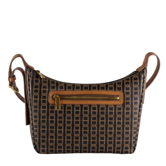 Fossil Cecilia Small Crossbody Bag Chain Print Brown Bag - Picture 1 of 6